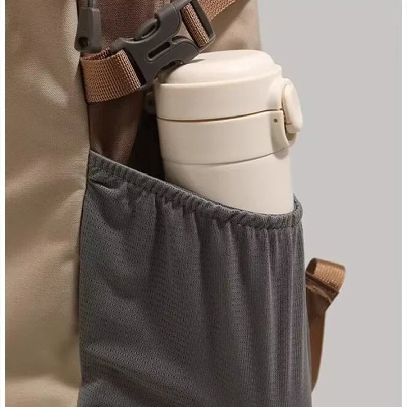 20L Waterproof Hiking Camping Backpack Khaki-2