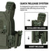 Tactical Plate Carrier Vest Quick Release Green-2
