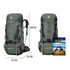 NNEOBA 75L Camping Backpack  Waterproof Rucksack Green-1