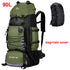 NNEOBA 90L Tactical Camping Backpack Military-Style Green-3