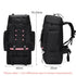Tactical Backpack with Reflective Strips Black-1