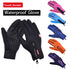 Outdoor Sports Hiking Winter Leather Soft Warm Bike Gloves For Men Women, Size:XL (Black)