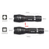 T02 Pen Clip Mini Flashlight T6 Telescopic Zoom Led Flashlight Outdoor Waterproof Long Shot Glare Flashlight