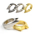 Women Men Safety Survival Ring Tool Self Defence Stainless Steel Finger Defense Ring(Silver)