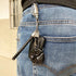 Portable Mini Folding Blade Knife Pocket Small Outdoor Military Survival Knifes Keychain Multitool Self Defense(Black)