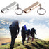 3 PCS Mini Portable 120db Double Pipe High Decibel Outdoor Camping Hiking Survival Whistle Double-frequency Emnergecy Whistle Keychain(Silver)