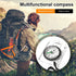 Professional Mini Compass Map Scale Ruler Multifunctional Equipment Outdoor Hiking Camping Survival