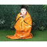 Outdoor Pe Sleeping Bag Disaster Relief & Cold Prevention Heat Insulation & Warmth Emergency Sleeping Bag(Orange)