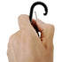 Outdoor Multifunctional Nylon Umbrella Rope Carabiner Key Chain(Brown)