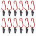 20 PCS Camping Tent Windproof Fixing Clip Outdoor Barbecue Canopy Tarp Fixed Pull Point Clip