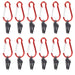 20 PCS Camping Tent Windproof Fixing Clip Outdoor Barbecue Canopy Tarp Fixed Pull Point Clip