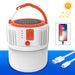 Solar LED Bulb Light Household Emergency Light Mobile Night Market Lamp, Style: V66 8W 42 LED 4 Battery + Power Output