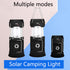 5803 Solar Camping Lamp Outdoor LED Emergency Portable Light Support USB Output(Blue)