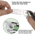6-in-1 Folding Tableware (Fork/Knife/Spoon/Bottle Opener) for Camping and Survival(Silver)