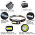 E-SMARTER USB Charging Headlight Outdoor Emergency Head Lamp, Style: KX1804 With Colorful Box