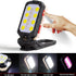 E-SMARTER COB Work Light USB Emergency Flashlight Maintenance Lamp, Style: W598A 8 Hole
