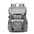WEIXIER B1862 Men Business Leisure Large Capacity Travel Bag Computer Backpack(Grey)