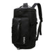 375 Large-capacity Waterproof and Wear-resistant Crossbody Travel Backpack(Black)