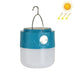 105 Solar Rechargeable LED Bulb Light Camping Light Emergency Light with Flashlight Function(Blue)