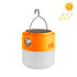 105 Solar Rechargeable LED Bulb Light Camping Light Emergency Light with Flashlight Function(Orange)