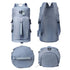 Multifunctional Travel Backpack Large Capacity Portable Drum Bag Sports Bag(Grey)