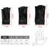 Outdoor Cycling Half Finger Gloves Inflammatory Joint Rehabilitation Silicone Gloves, Size: M(Black)