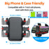 Outdoor Cycling Simple Installation Mobile Phone Holder(Black)