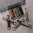 2pcs Outdoor Climbing Eagle Beak Buckle Umbrella Rope Hand-Woven Key Hanging Buckle(Black+Orange)
