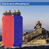 700ml Outdoor Silicone Folding Water Cup Telescopic Water Bottle Travel Drinking Cup With Carabiner(Blue)