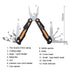 RDEER RT-2352 Multifunctional Pliers Folding Knife Outdoor Home Emergency Tool