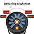 Camping Lantern Outdoor Solar Emergency Lights Multifunctional Tent Light(Black)