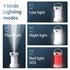 Camping Lantern Outdoor Solar Emergency Lights Multifunctional Tent Light(Black)