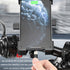 Shockproof Motorcycle Mobile Phone Holder Outdoor Bike Navigation Holder, Model: Handlebars