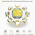 2600mAh LED Outdoor Strong Lighting Lithium Battery Flashlight, Color: Zoom Silver