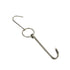 Stainless Steel Double Ring Duck Cooker Hanger Outdoor Barbecue Hanging Hook Stand, Specs: 4 Centi Steel Thick Long 28.5cm