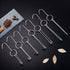 Stainless Steel Double Ring Duck Cooker Hanger Outdoor Barbecue Hanging Hook Stand, Specs: 4 Centi Steel Thick Long 28.5cm
