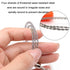 Stainless Steel Hand-pulled Wire Saw Rope Outdoor Camping Survival Equipment Saw, Color: Black 63cm