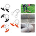 Stainless Steel Hand-pulled Wire Saw Rope Outdoor Camping Survival Equipment Saw, Color: Orange 70cm