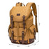 Retro Canvas Backpack Large Capacity Travel Computer Bag(Gray)