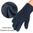Rocker Fleece Winter Warm Anti-Slip Gloves Outdoor Riding Sports Gloves, Size: S(Navy)