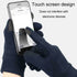 Rocker Fleece Winter Warm Anti-Slip Gloves Outdoor Riding Sports Gloves, Size: S(Navy)