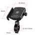 Kewig M8S Bicycle Aluminum Navigation Mount Outdoor Cycling Cell Phone Holder(Blue)