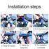 Kewig M7 Bicycle 4 Claws Aluminum Navigational Bracket Outdoor Cycling Cell Phone Holder(Silver)