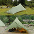 Ultralight Waterproof Flysheet Tent Shelter (Green)-1