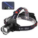 NNEDSZ Rechargeable White Laser Headlamp - Long-Range Zoomable Headlight for Night Fishing and Hiking-0