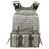 military tactical plate carrier vest with cummerbund pouches-6