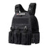 military tactical plate carrier vest with cummerbund pouches-2