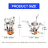 Camping One-piece Gas Stove Heater Tourist Burner Foldable Outdoor Picnic Kitchen Equipment Supplies Survival Furnace-4