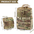 Tactical Dump Pouch Molle Storage Bag Tactical Waist Bag, Drawstring Folding Magazine Dump Bag-2