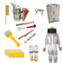 Beekeeping Starter Kit With Premium Beehive, Beekeeping Tools, OZ Bee Premium 3 Layer Mesh Ventilated Round Head Suit Protective Gear-0